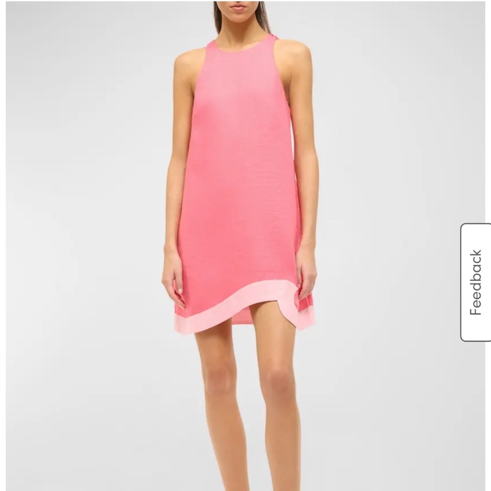 STAUD Allori linen dress